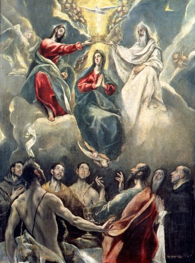 The Coronation of the Virgin by El Greco